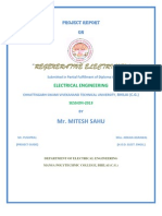 Regenerative Electricity: Mr. Mitesh Sahu