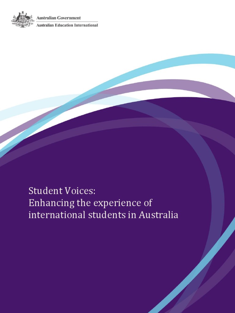Student Voices Final Pdf International Student Vocational Education