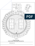 R O A D: Ground Floor Plan PLINTH AREA: 630 SQ - Mts (6778.80 SQ - FTS)