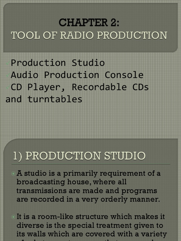 Tools of Radio Production PDF Compact Disc Sound Recording