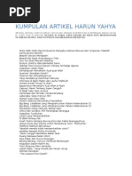 Download Kumpulan Artikel Harun Yahya by agankemod SN149660116 doc pdf