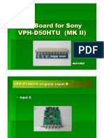 HTU Board For Sony VPH - D50Htu (MK Ii)