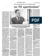 Pittella, Congresso Apertissimo