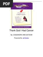 Download Thank God I Had Cancer by Cassandra Gatzow by Jeff Sohler SN14966297 doc pdf