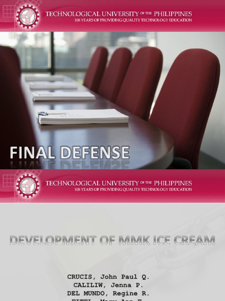 MMK Ice Cream Final Defense Presentation | PDF | Nutrition | Diet ...