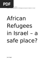 African Refugees in Israel - Is It a Safe Place?