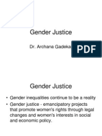 Gender Justice: Dr. Archana Gadekar