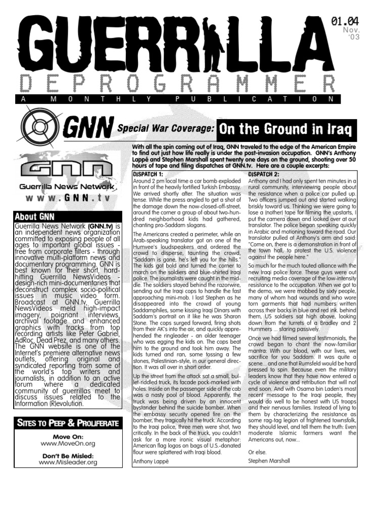 Iraq War Dispatches: GNN Reports | PDF | Roman Empire | British Empire