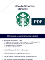 Social Media Showcase Starbucks