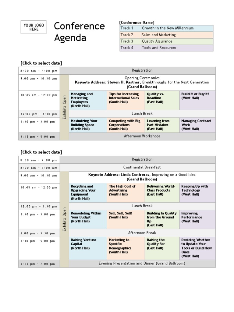 Conference Agenda With Track | PDF | Capitalism | Processes