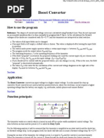 Help For Boost Converter