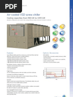 Air-Cooled VSD Screw Chiller: Cooling Capacities From 960 KW To 1355 KW