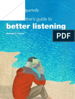 The executive’s guide to
better listening