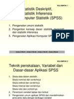 MATERI DISKUSI Aplikasi Komputer SPSS