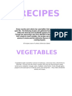Recipes: Vegetables