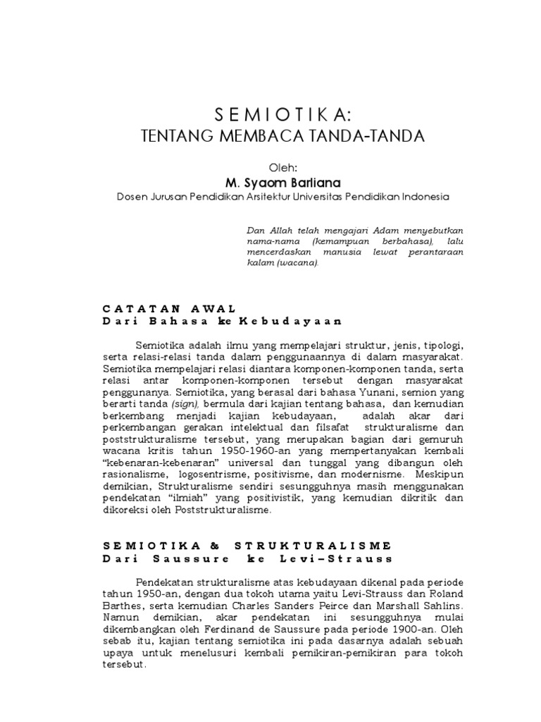 Semiotika | PDF