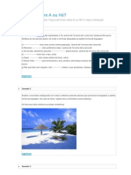 Exercícios sobre A ou Há