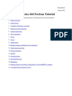 P416 Fortran Tutorial W04