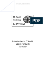 Mar 2007 - Introduction To IT Audit Leader's Guide