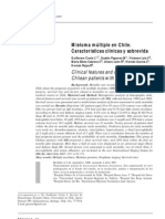 Clinical features and survival of Chilean patients with multiple myeloma