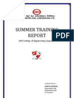 Aditya-summer Training Report on DRMC