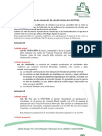 Propuesta Modificación Artículos Estatuto FEUTFSM PDF