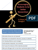 Research Life After Google Conference Workshop