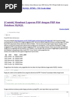 Download Membuat Laporan PDF dengan PHP dan Database MySQL FPDF by Nugraha Kristanto SN149761103 doc pdf