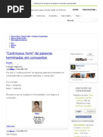 _Continuous form_ de palavras terminadas em consoantes _ Aprenda Inglês