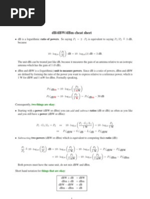 DB Cheatsheet | PDF