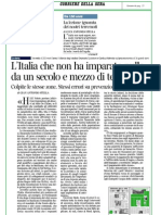 L'Italia che non ha imparato nulla da un secolo e mezzo di terremoti