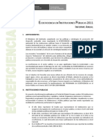 ECOEFICIENCIA EN INSTITUCIONES PÚBLICAS 2011 - Informe Anual