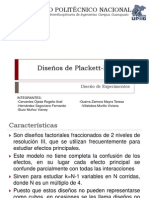 Disenos de Plackett Burman