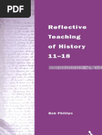 Download Robert Phillips Reflective Teaching of History 11-18 Continuum Studies in Reflective Practice and Theory Series 2002 by Mihai Osaceanu SN149792490 doc pdf