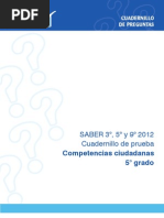 Pruebas Saber Competencias Ciudadanas 2012
