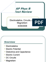 AP Physics B Review - Electromagnetism