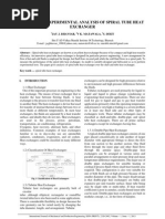 Download Design and Experimental Analysis of Spiral Tube Heat Exchanger by gpcshf SN149809116 doc pdf