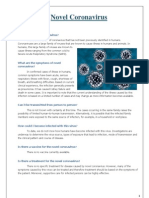 Novel Coronavirus