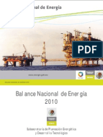 Balance Nacional de Energía 2010_2