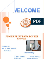 Fingerprint Based Bank Locker System