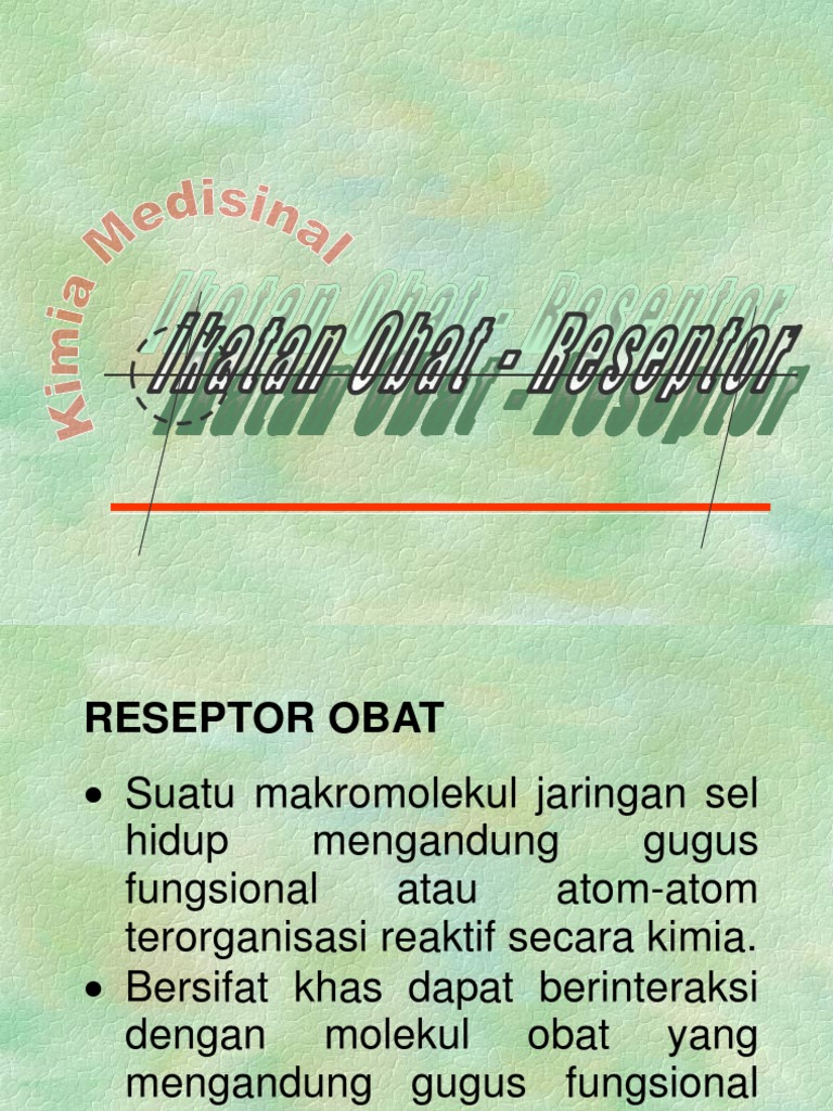 Ikatan Obat-Reseptor | PDF