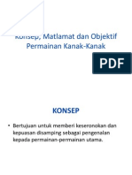 PPG Konsep, Matlamat Dan Objektif Permainan Kanak Kanak