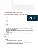 Cakephp Folder Structure