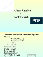 DIGITAL LOGIC DESIGN NO. 1 (Boolean Algebra &  Logic Gates) From APCOMS