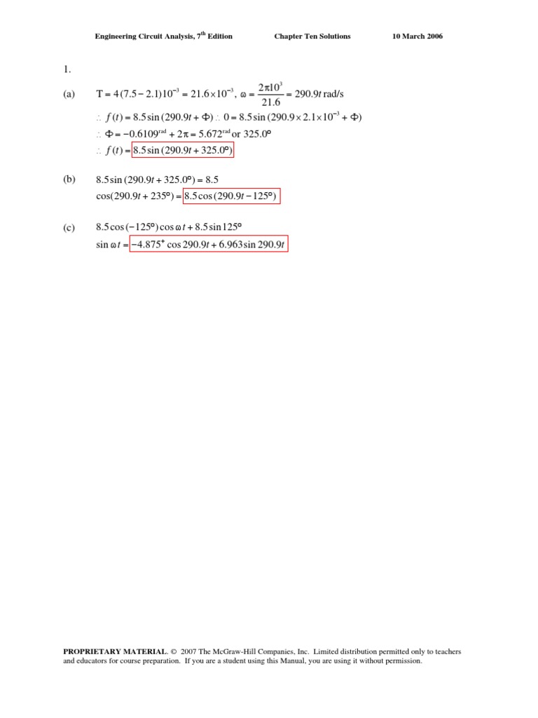 Chapter 10 Solutions to Exercises | Series And Parallel Circuits | Capacitor