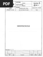 Subcontracting Plan Rev.0 Doc No.5248-00-FA-4000