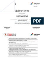 Certificate Ainia