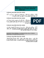 Makmum Membaca Fatihah Ketika Solat Senyap (Imam Baca Fatiha