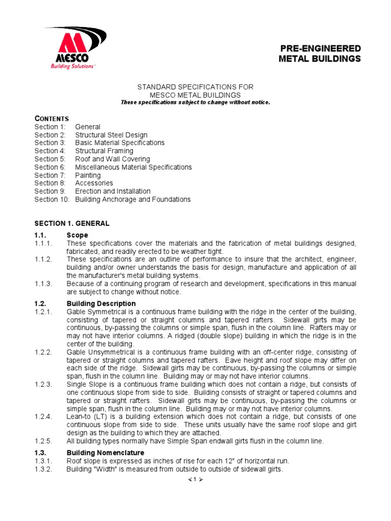 Standard Specifications | PDF | Computers