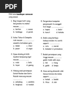 LATIHAN Bandingan Semacam